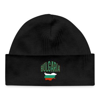 Bulgaria - Baby Organic Beanie - black - Front