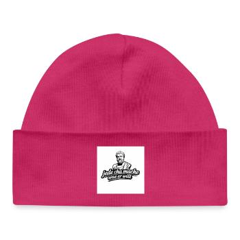 Jede Cha Mache Was Er Will - Baby Organic Mütze - hot Pink - Vorne