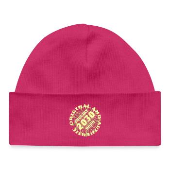 2030 - Baby Organic Beanie - hot pink - Front