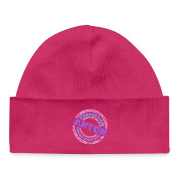 Anton - Baby Organic Beanie - hot pink - Front
