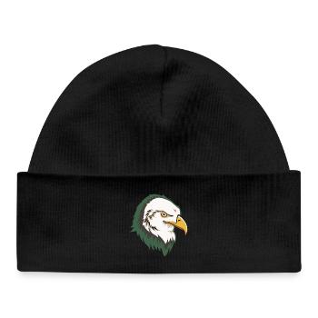 Eagle Head - Bonnet bébé bio - noir - Devant