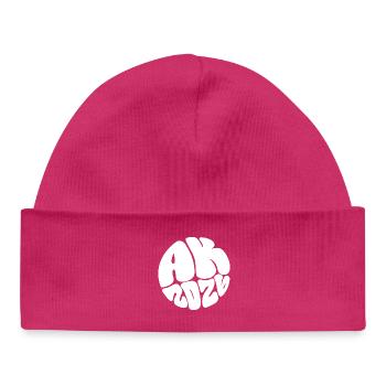 Ape Mind Bubble Art - Baby Organic Mütze - hot Pink - Vorne