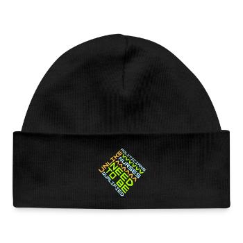 Unlike Politicians Nurses Need To Be Qualified - Baby Organic Beanie - black - Front