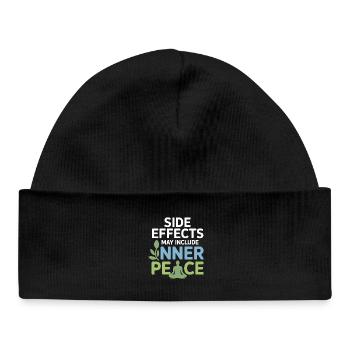 Naturopath Side Effects Inner Peace Professional  - Baby Organic Beanie - black - Front