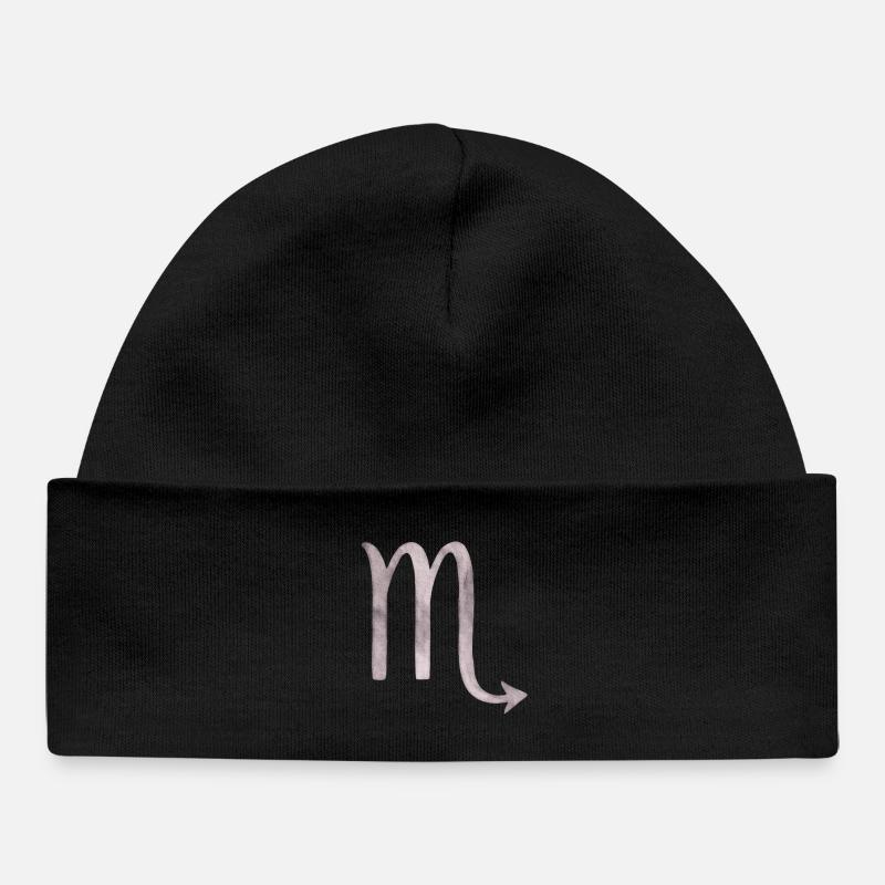 Scorpion - Bonnet bébé bio - noir
