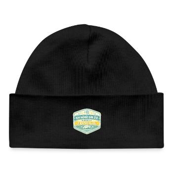 I'm listening to you, not voluntarily - Baby Organic Beanie - black - Front