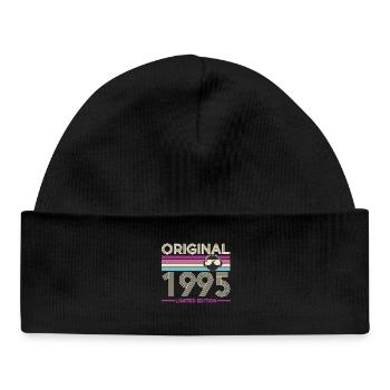 Original 1995 Limited Edition - Baby Organic Beanie - black - Front