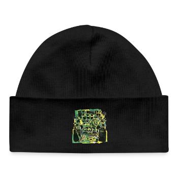 Roots Dub Reggae Soundsystem - Baby Organic Beanie - black - Front