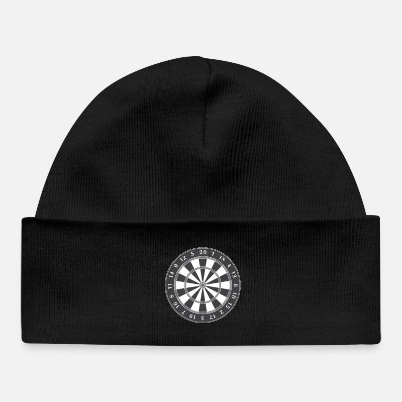 cible - Bonnet bébé bio - noir