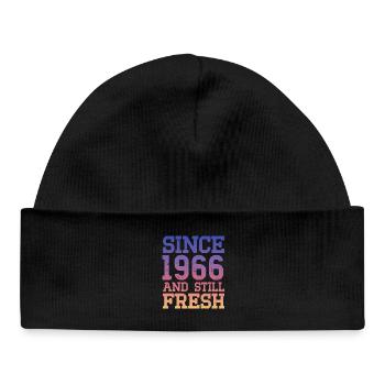 1966 60th Birthday - Baby Organic Beanie - black - Front