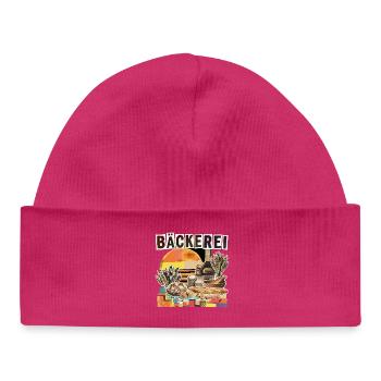 Bäckerei Bäcker Vintage - Baby Organic Mütze - hot Pink - Vorne