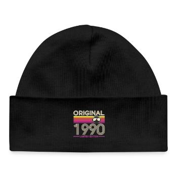 Original 1990 Limited Edition - Baby Organic Beanie - black - Front