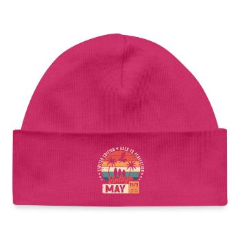 Special anniversary with this design May 1978 - Baby Organic Beanie - hot pink - Front