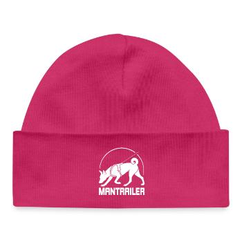 Basenji MANTRAILER Search Dogs Dog Wilsigns - Baby Organic Beanie - hot pink - Front