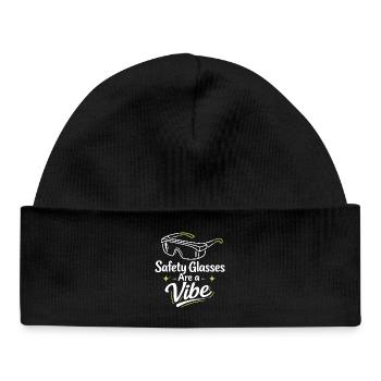 Goggle Vibe | Sécurité en laboratoire - Bonnet bébé bio - noir - Devant