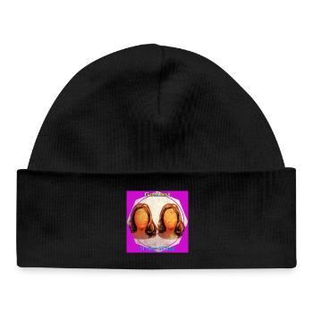 Jumeaux - Bonnet bébé bio - noir - Devant