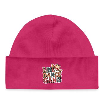 Bande de danse en ligne - Bonnet bébé bio - hot pink - Devant