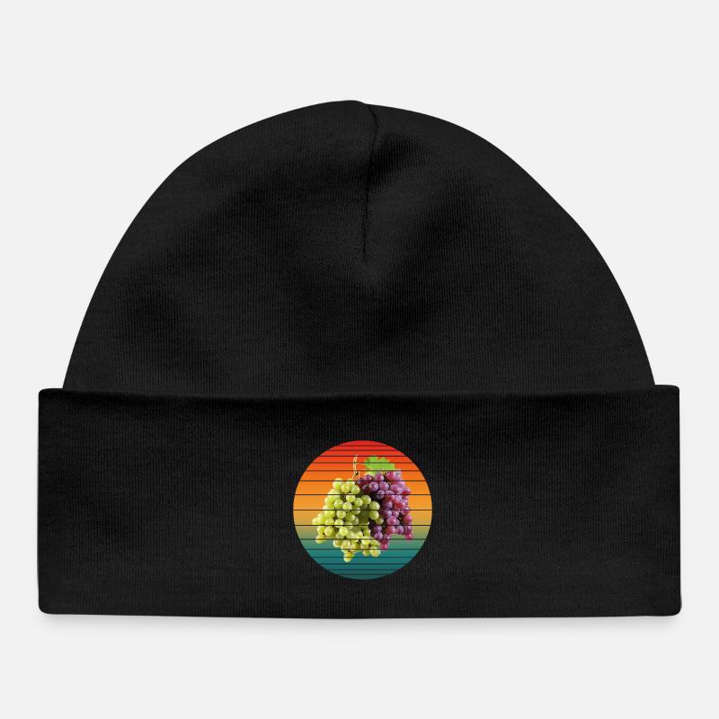 Pamplemousses - Bonnet bébé bio - noir
