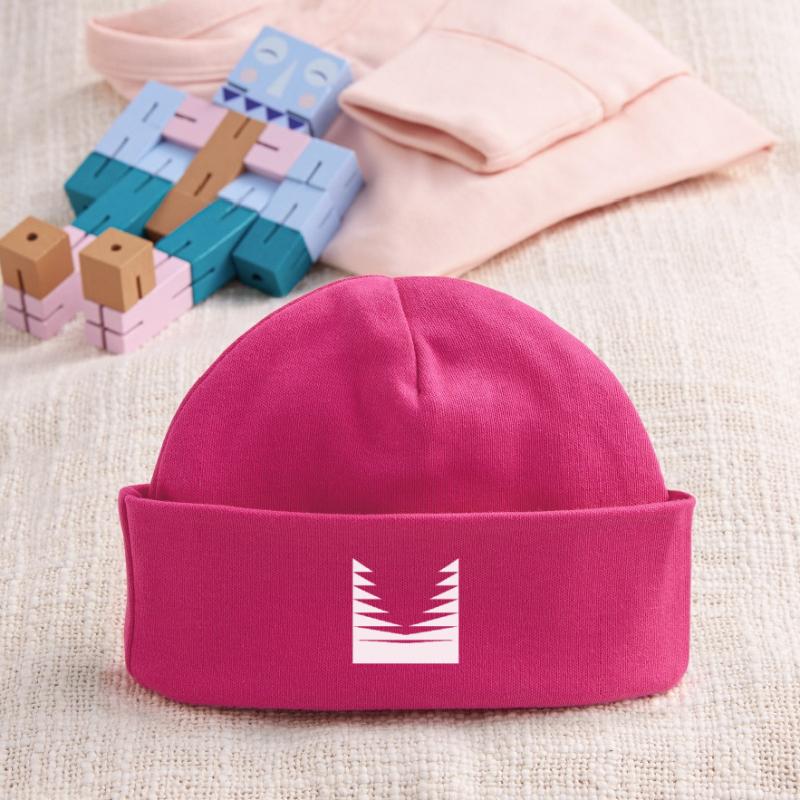 Triangles Pattern design Baby Organic Beanie