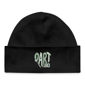 Dart Heart Dart - 180 - Art Fusion - Baby Organic Beanie - black - Front