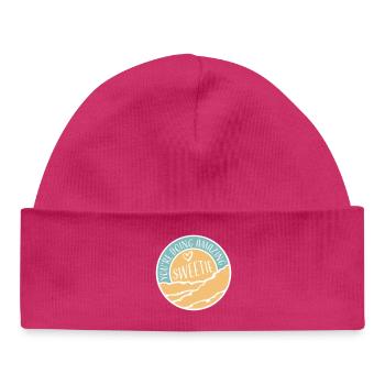 You're Doing Amazing Sweetie Lustig Ermutigend - Baby Organic Mütze - hot Pink - Vorne