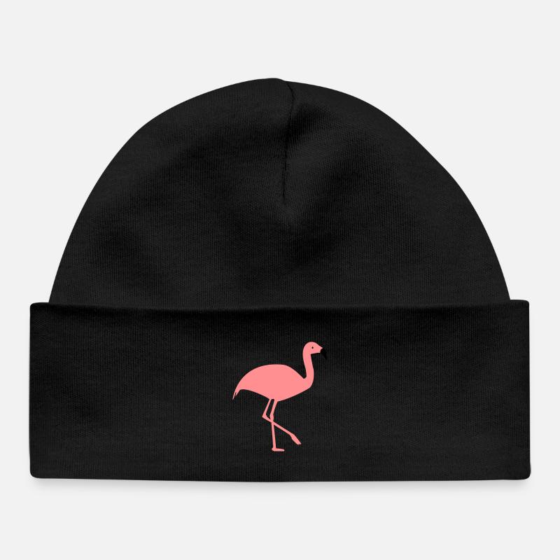 Flamingo - Bonnet bébé bio - noir