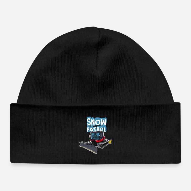 Snowcat Bully - Bonnet bébé bio - noir