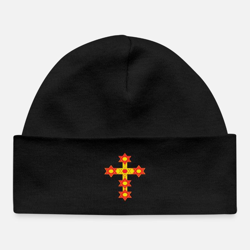 Judéo-chrétien - Bonnet bébé bio - noir