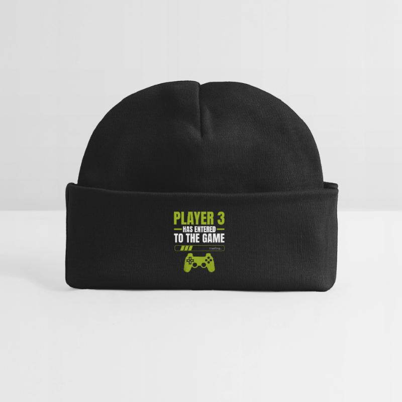 Player 3: Entering the Game – Loading Indicator Baby Organic Beanie