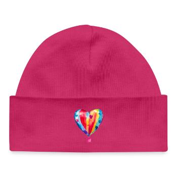 Ballon - Baby Organic Mütze - hot Pink - Vorne