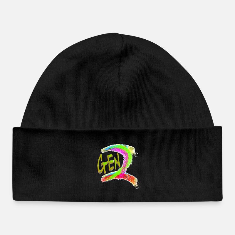 Generation Z - Baby Organic Beanie - black