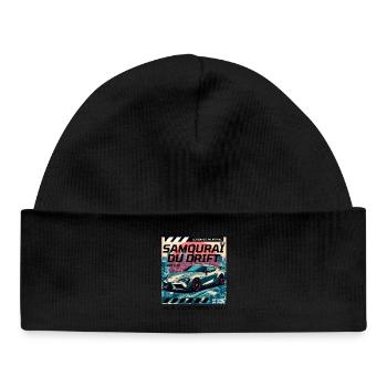 Samouraï Drift Urbaine - Bonnet bébé bio - noir - Devant