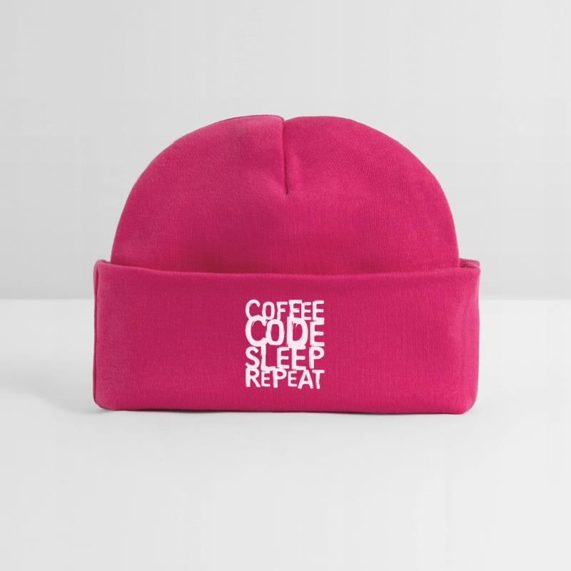 coffee code Programmer - Computer Science Work Logo Baby Organic Beanie