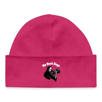 No Rest Days Grim Lifter - Baby Organic Mütze - hot Pink - Vorne