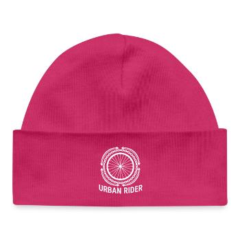 Urban Rider - Baby Organic Beanie - hot pink - Front