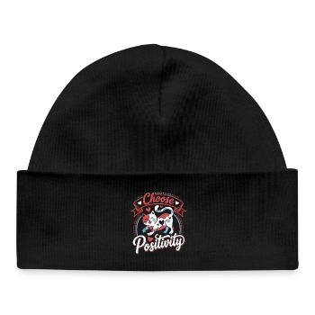 Choisissez Positive Cat - Bonnet bébé bio - noir - Devant