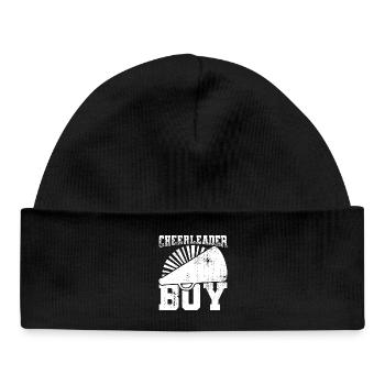 Garçon pom-pom girl - Bonnet bébé bio - noir - Devant