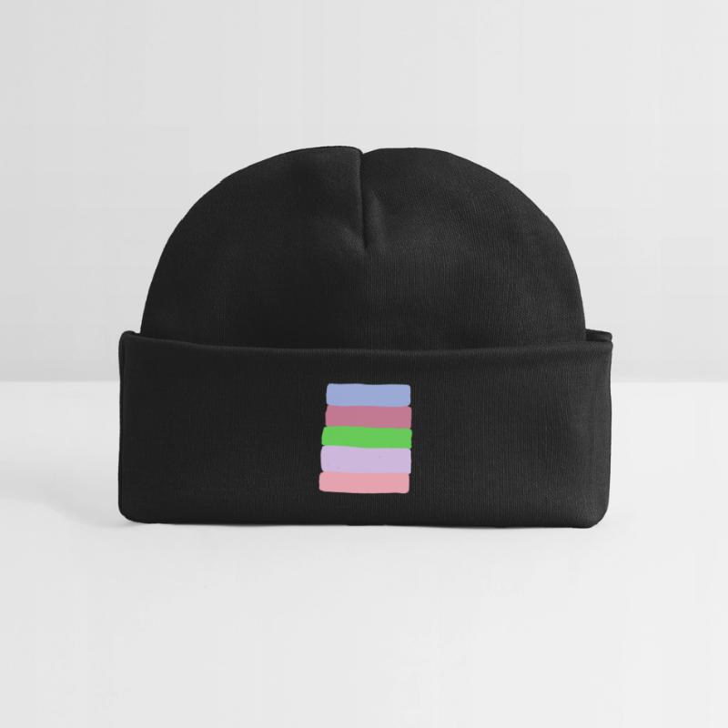 Pastellstreifen-Stack Baby Organic Mütze