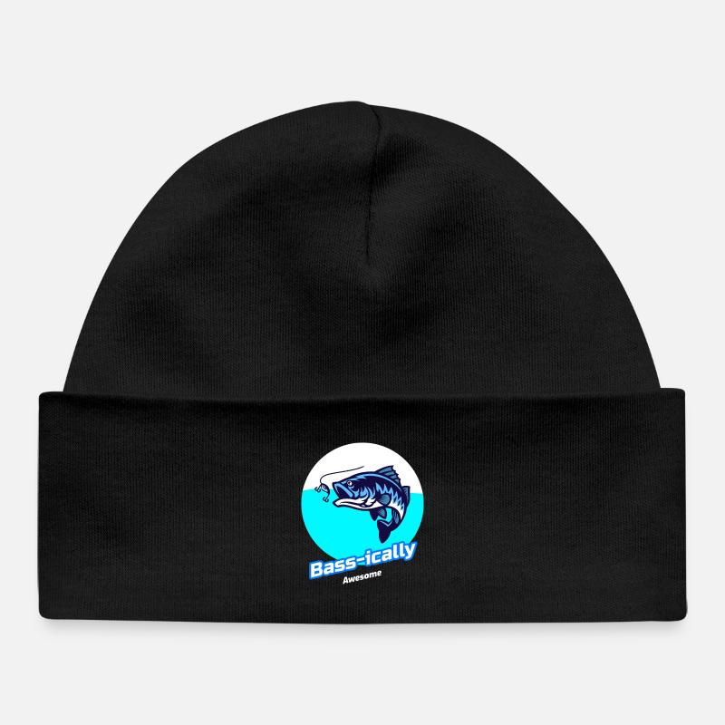 Bass-ish Awesome - Bonnet bébé bio - noir