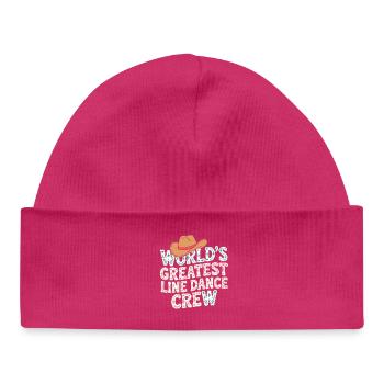 Weltweit Beste Line Dance Crew - Baby Organic Mütze - hot Pink - Vorne
