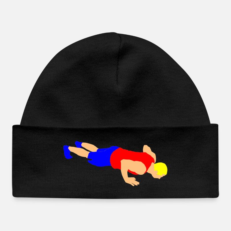 Pompe - Bonnet bébé bio - noir
