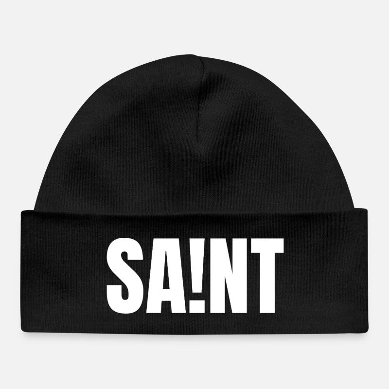 Saint - Baby Organic Beanie - black
