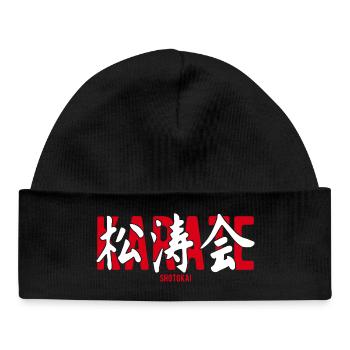 Shotokai Karate Martial Arts Dojo Kanji Japon - Bonnet bébé bio - noir - Devant