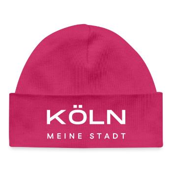 Cologne - Baby Organic Beanie - hot pink - Front