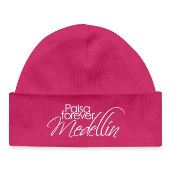 Paisa Forever Medellín - Baby Organic Mütze - hot Pink - Vorne