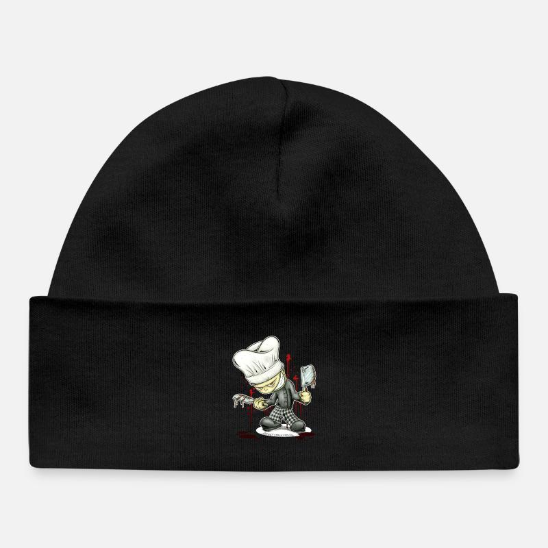 Kleiner Koch - Bonnet bébé bio - noir