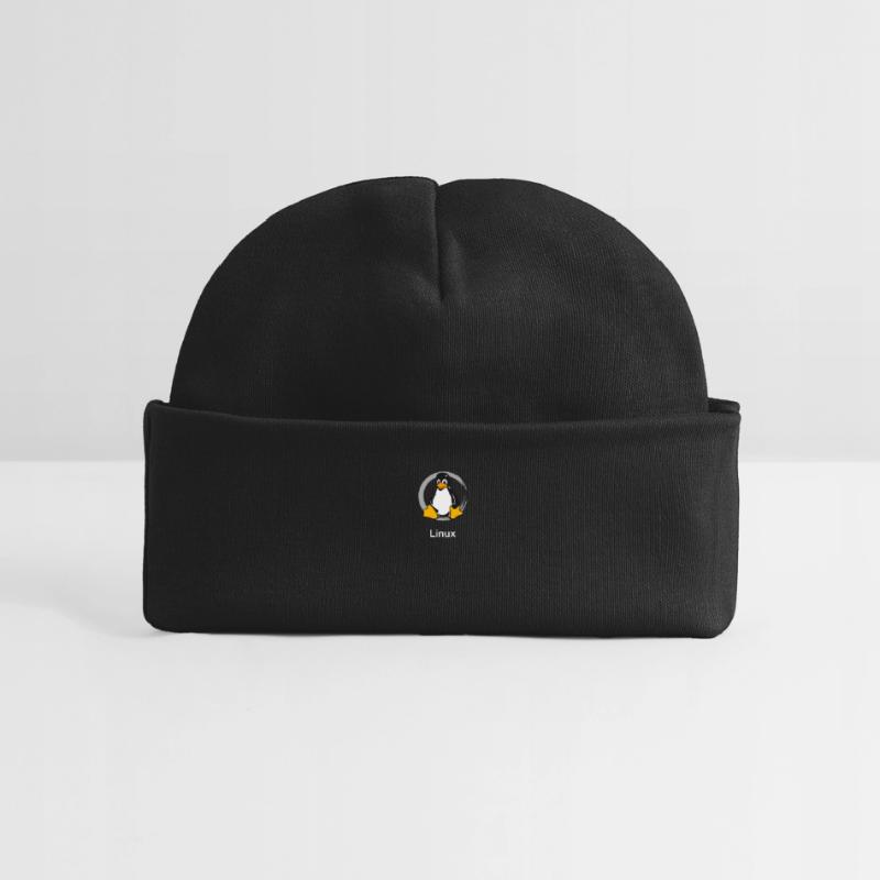 Pc computer Penguin nerd geek Programmer Admin Baby Organic Beanie