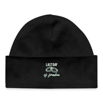 Bachelor - Baby Organic Beanie - black - Front