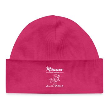 Cuisinier - Les hommes qui cuisinent sont irrésistibles - Bonnet bébé bio - hot pink - Devant
