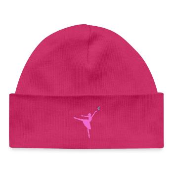 Dancer - Baby Organic Beanie - hot pink - Front